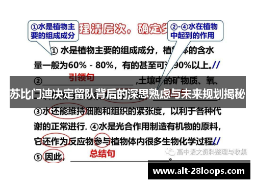 苏比门迪决定留队背后的深思熟虑与未来规划揭秘 苏比门迪决定留队背后的深思熟虑与未来规划揭秘